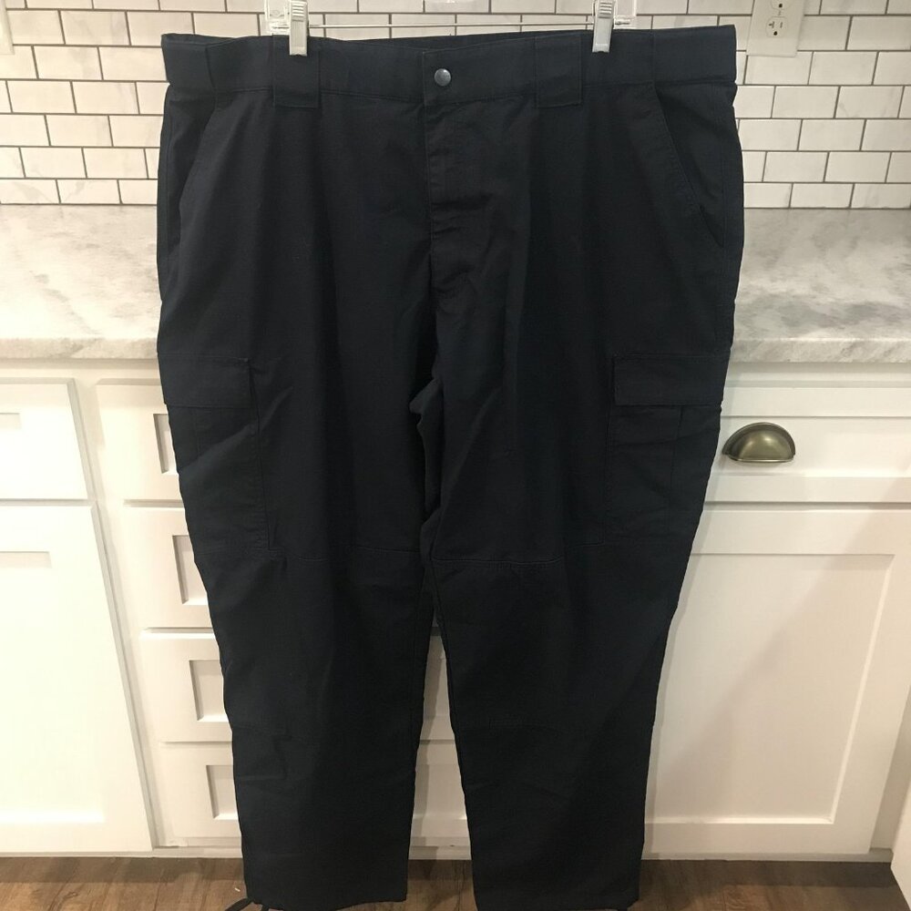 5.11‎ Tactical Pants Mens 3XL Long Black Cargo Utility Workwear Drawstring Hem